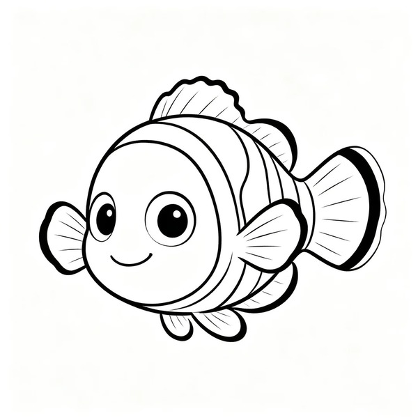 99+ Tranh tô màu con cá biến trang giấy thành thủy cung mini
