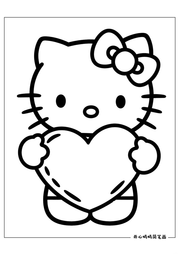 tranh tô màu hello kitty 15