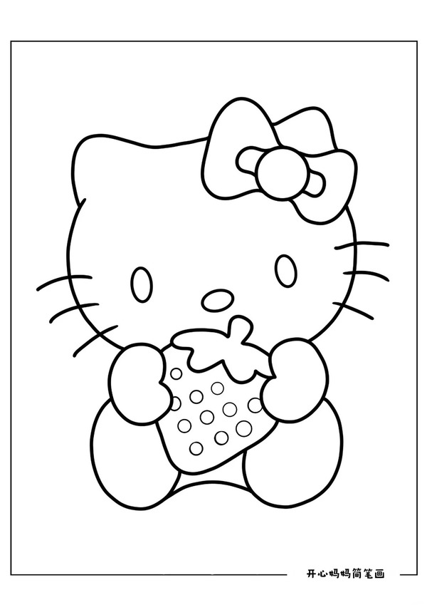 tranh tô màu hello kitty 20