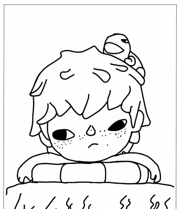tranh tô màu blind box 19
