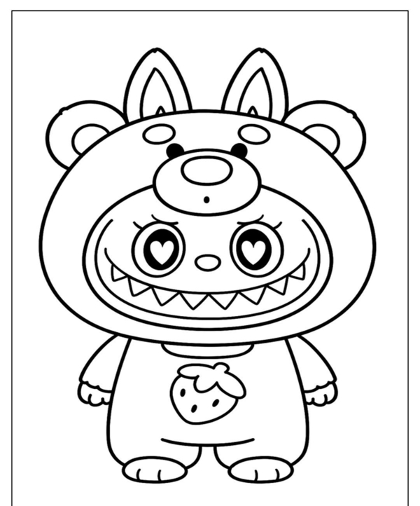 tranh tô màu blind box 3