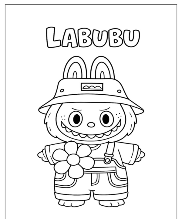tranh tô màu blind box 4