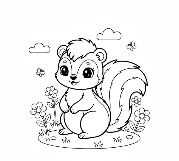 tranh tô màu chibi cute 12