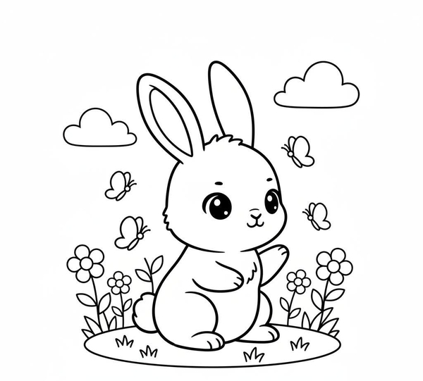 tranh tô màu chibi cute 13