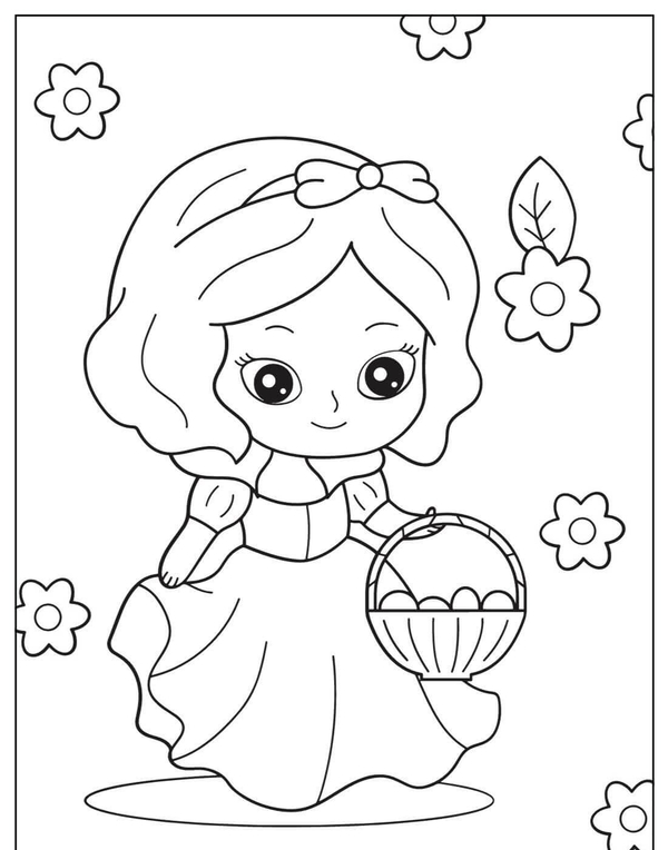tranh tô màu chibi cute 4