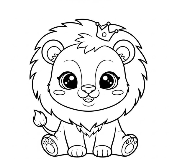 tranh tô màu chibi cute 5