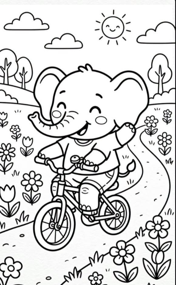 tranh tô màu cho bé 4-5 tuổi 15