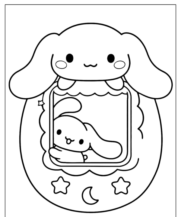 tranh tô màu cinnamoroll 11
