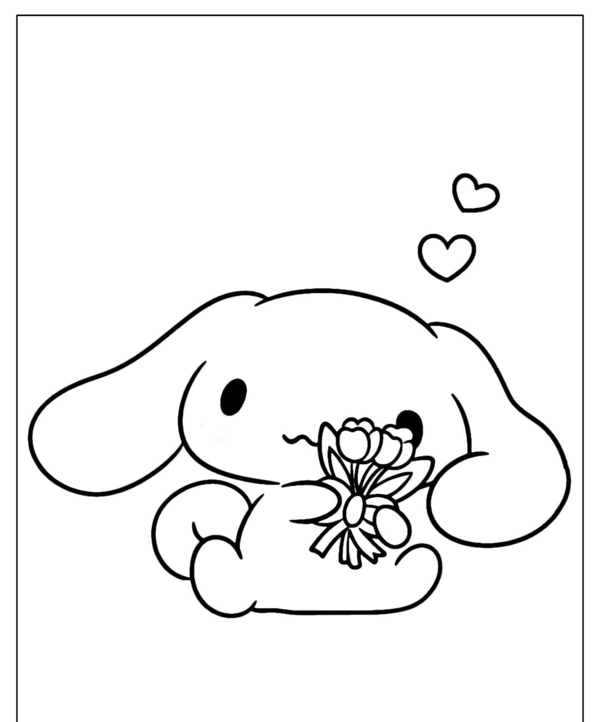 tranh tô màu cinnamoroll 15