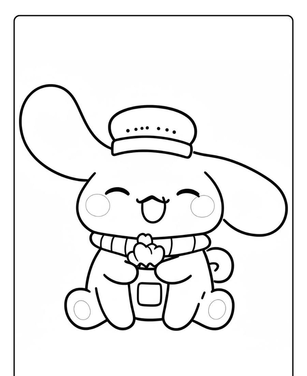 tranh tô màu cinnamoroll 16