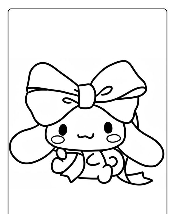 tranh tô màu cinnamoroll 17