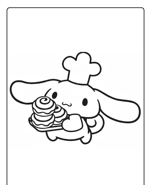 tranh tô màu cinnamoroll 20