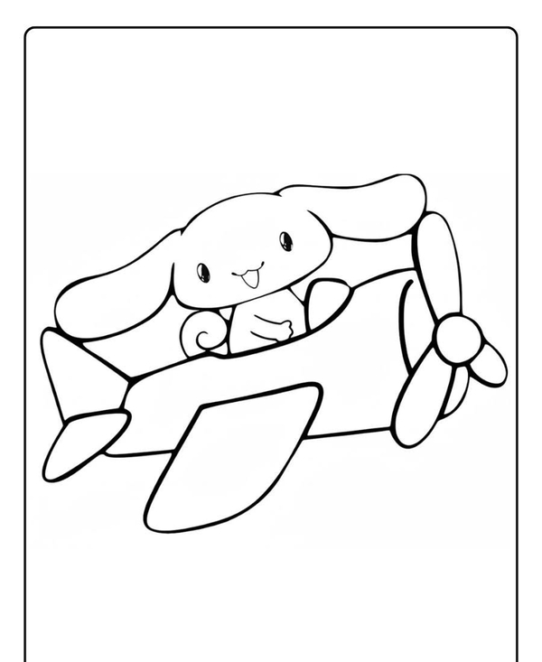 tranh tô màu cinnamoroll 21