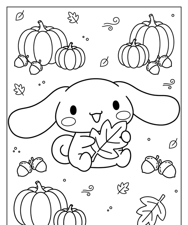 tranh tô màu cinnamoroll 38