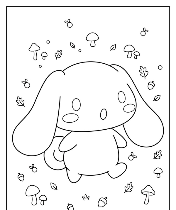 tranh tô màu cinnamoroll 43