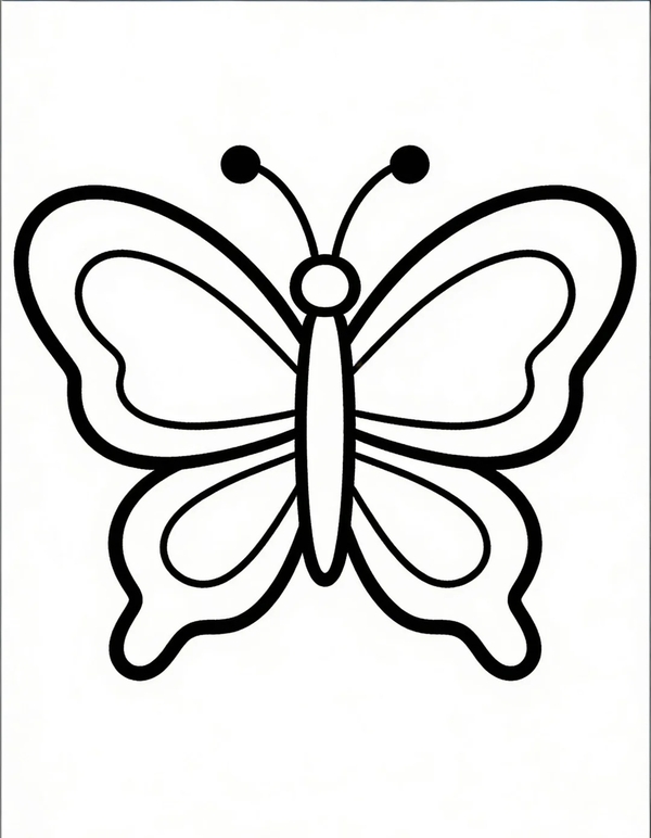 tranh tô màu con bướm 25