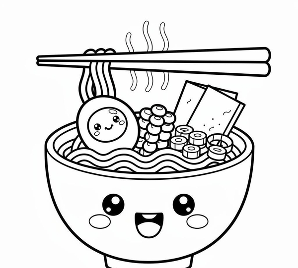 tranh tô màu đồ ăn 34
