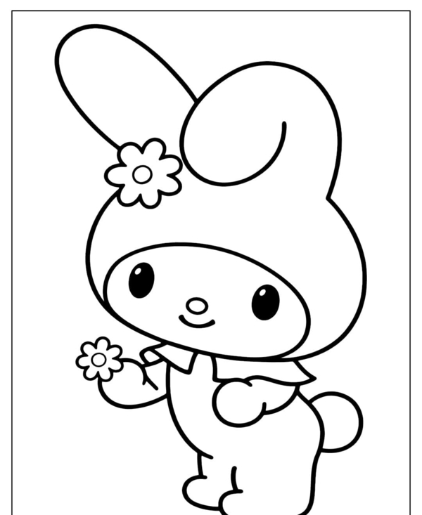 tranh tô màu melody 12