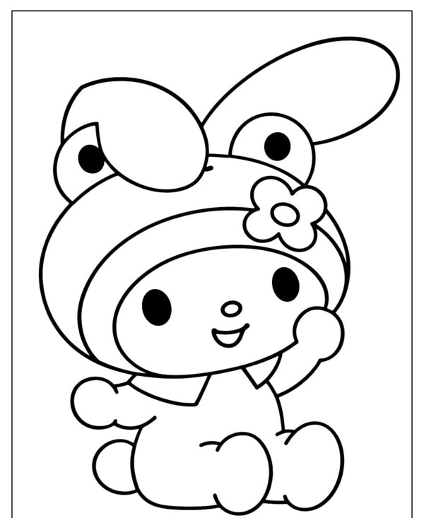 tranh tô màu melody 14