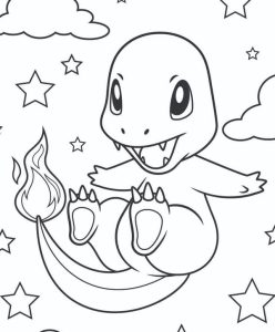 tranh tô màu pokemon 1