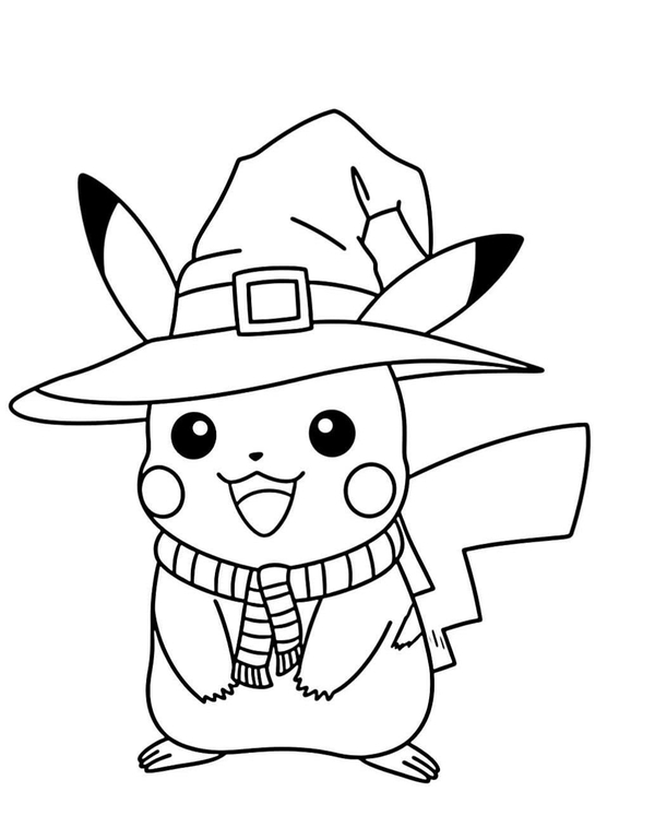 tranh tô màu pokemon 23