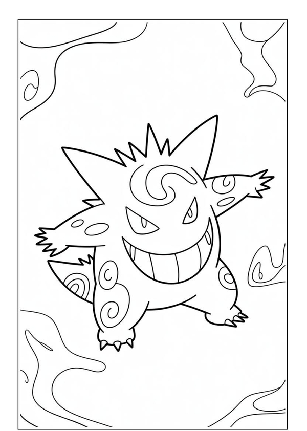 tranh tô màu pokemon 28
