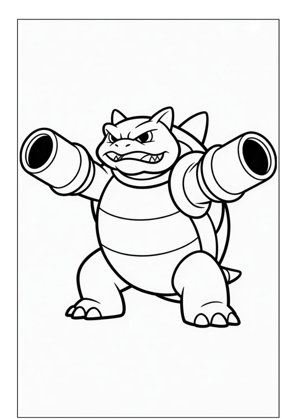 tranh tô màu pokemon 29