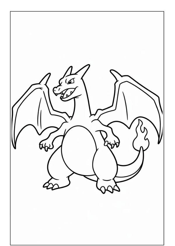tranh tô màu pokemon 30