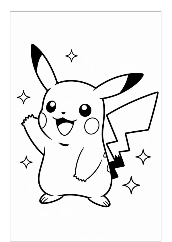 tranh tô màu pokemon 31