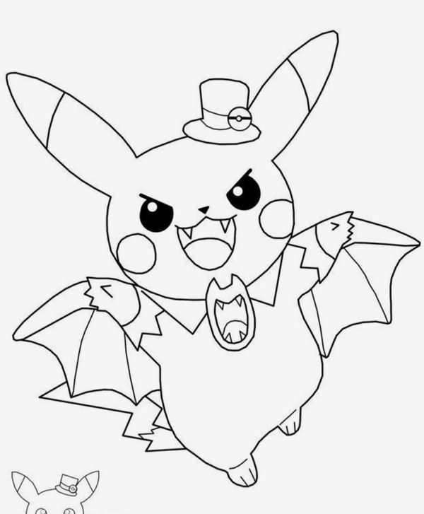 tranh tô màu pokemon 5