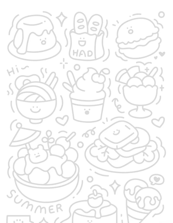 tranh tô màu sticker cute 18
