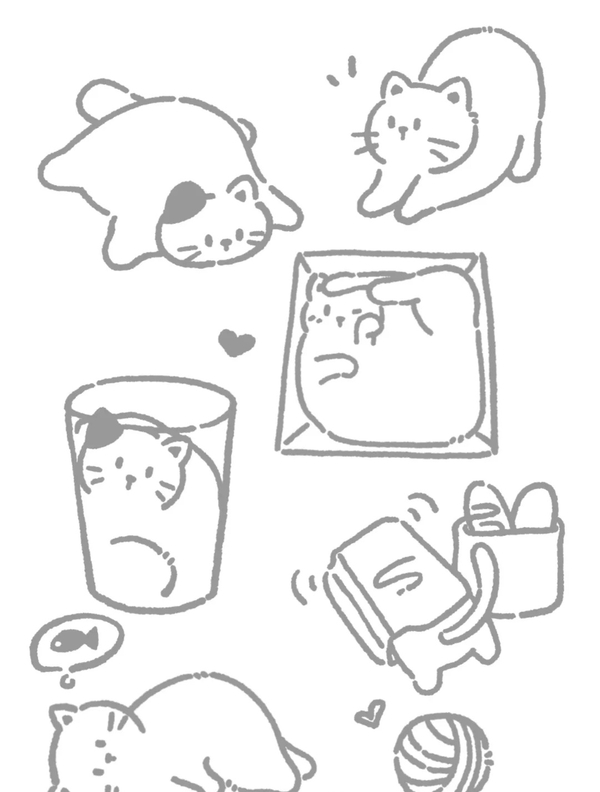 tranh tô màu sticker cute 21