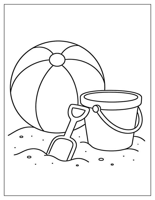 tranh tô màu biển 14